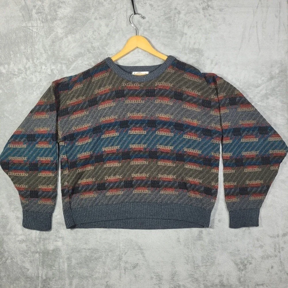 Vintage Jantzen Sweater Mens XL Pullover Cosby Style Grandpacore